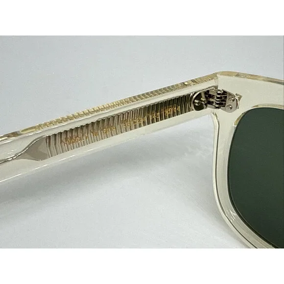 Cubitts Designer Kingly Clear Gold Frame 48mm Sunglasses